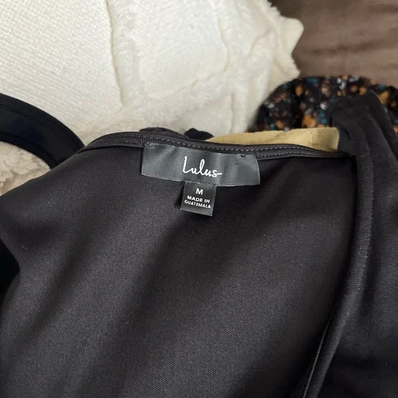 Lulu’s Black Mini Dress - Picture 5 of 5